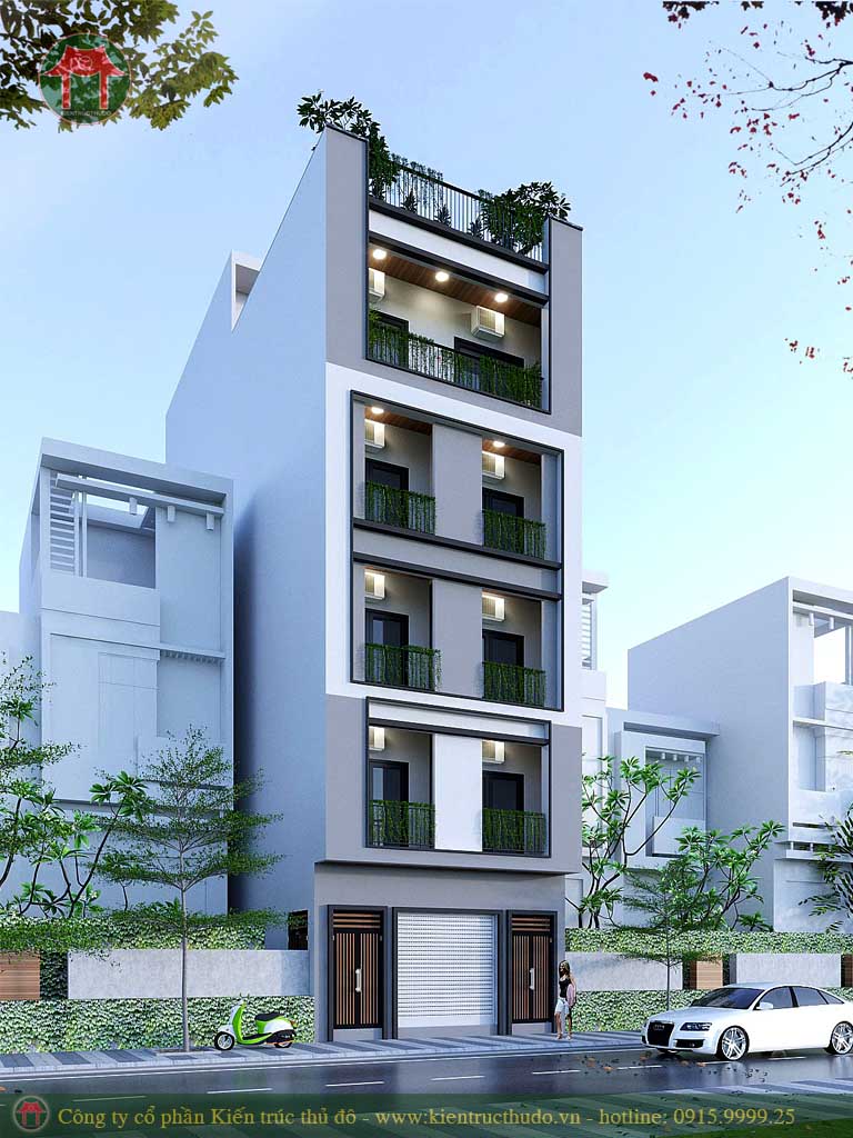 Mẫu thiết kế chung cư mini hiện đại 76