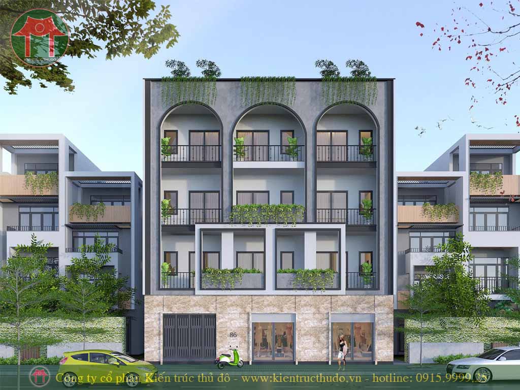 Thiết kế chung cư mini nhà Anh Vũ tại Hà Nội 2