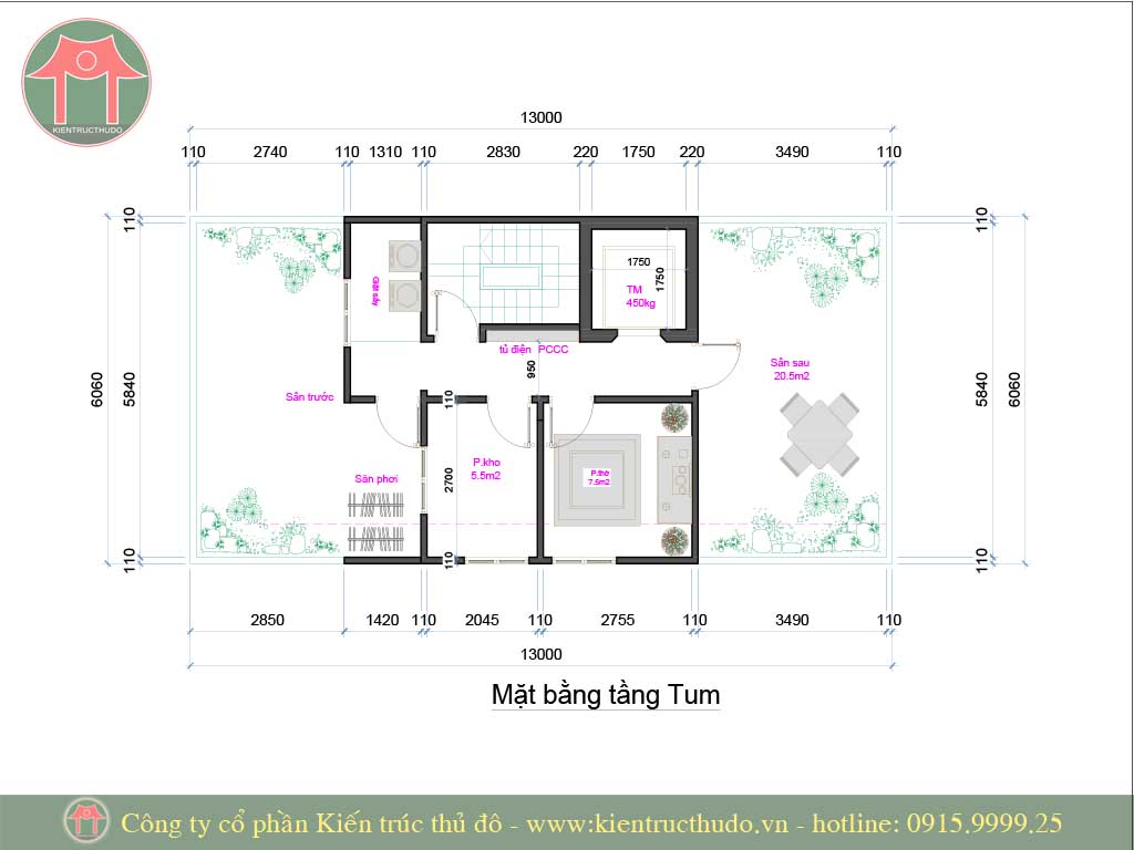 Thiết kế chung cư mini tại Đại Mỗ 10