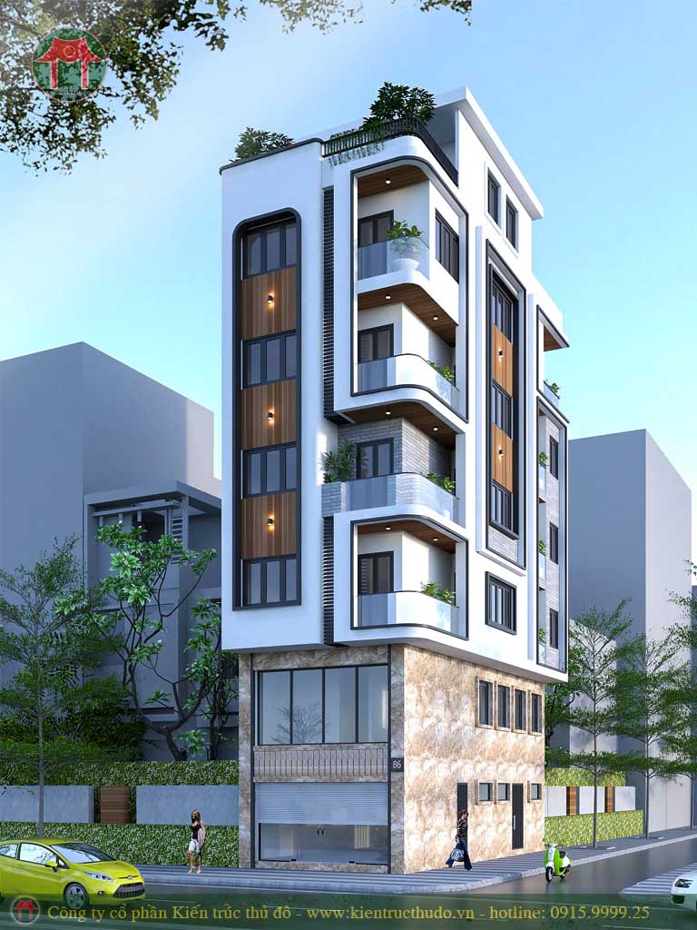 Thiết kế chung cư mini tại Đại Mỗ 3