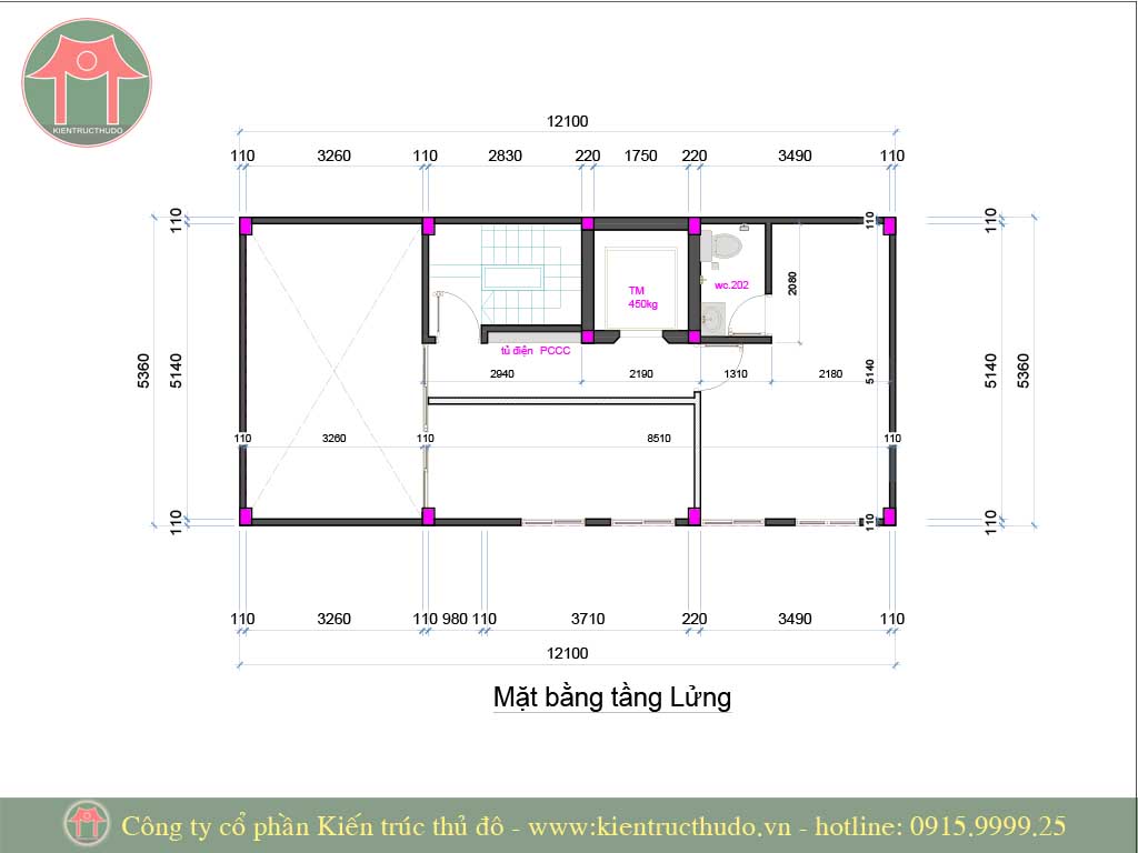 Thiết kế chung cư mini tại Đại Mỗ 7