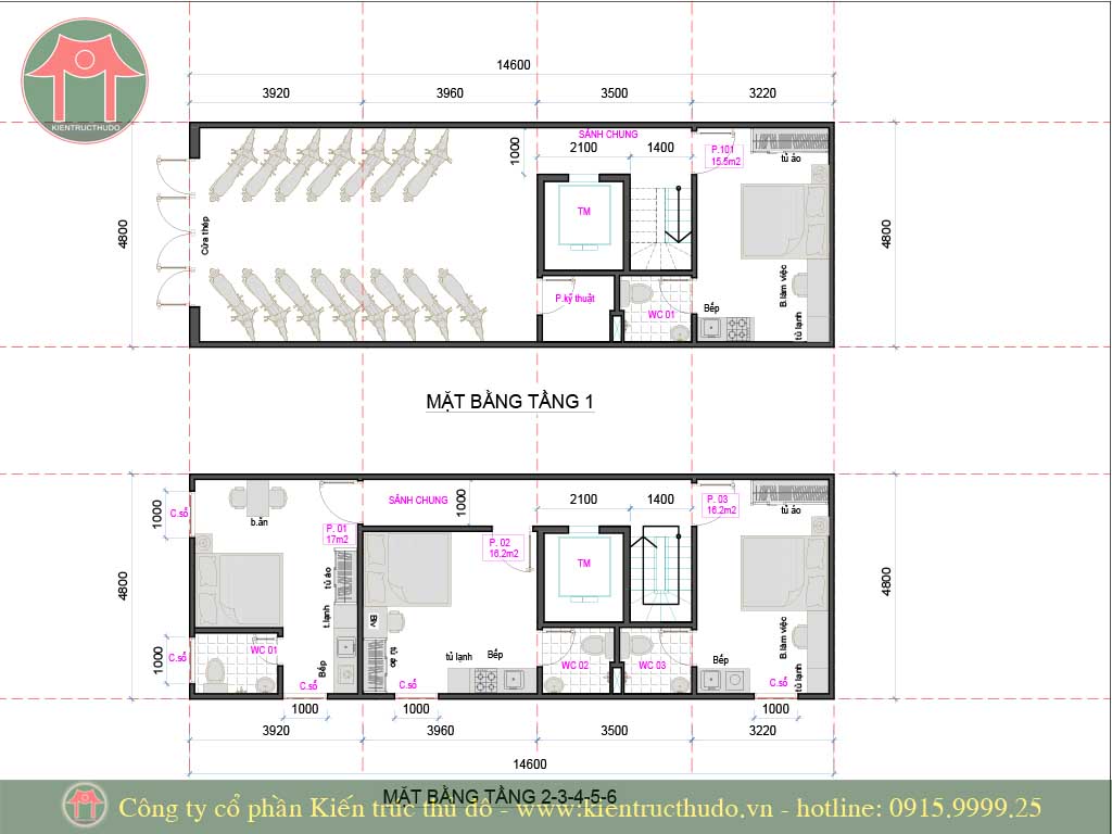Thiết kế chung cư mini tại Dương Nội 5