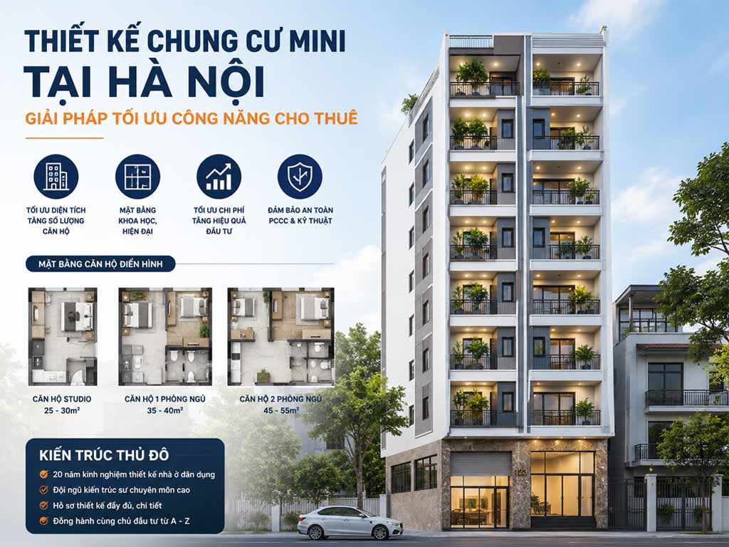 thiết kế chung cư mini tại hà nội 2