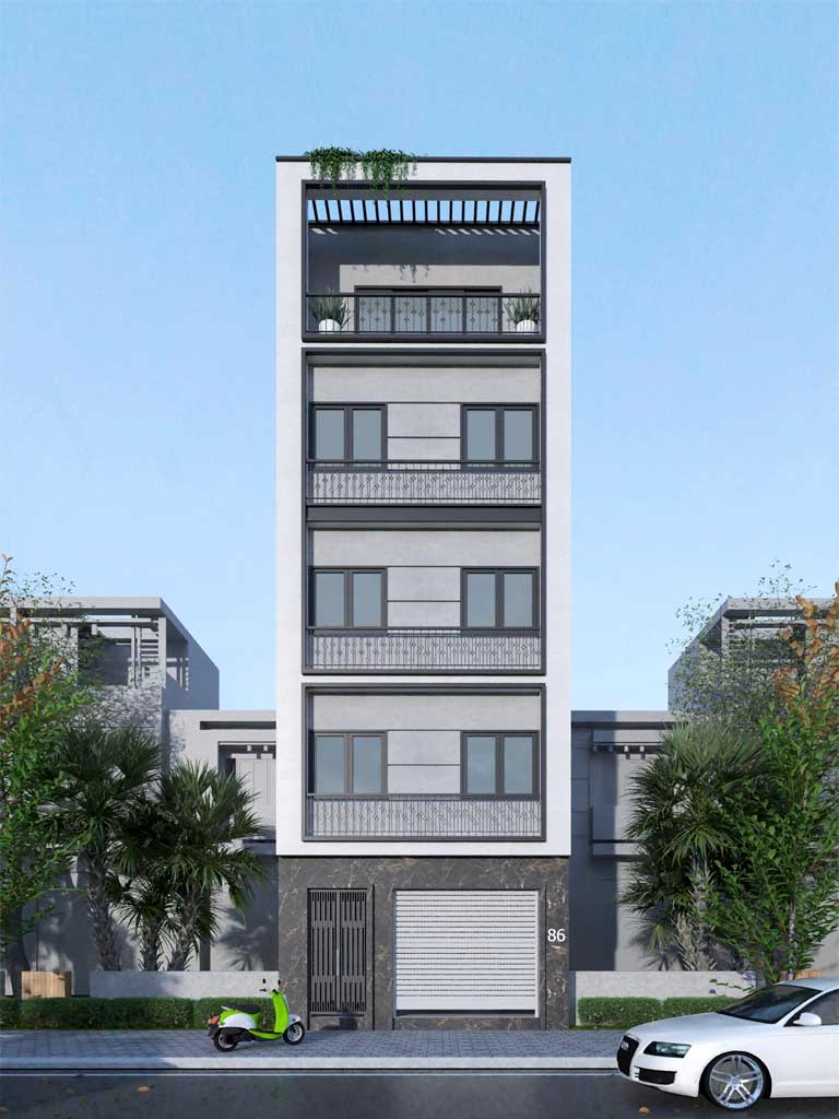 thiết kế chung cư mini tại Hoài Đức 02