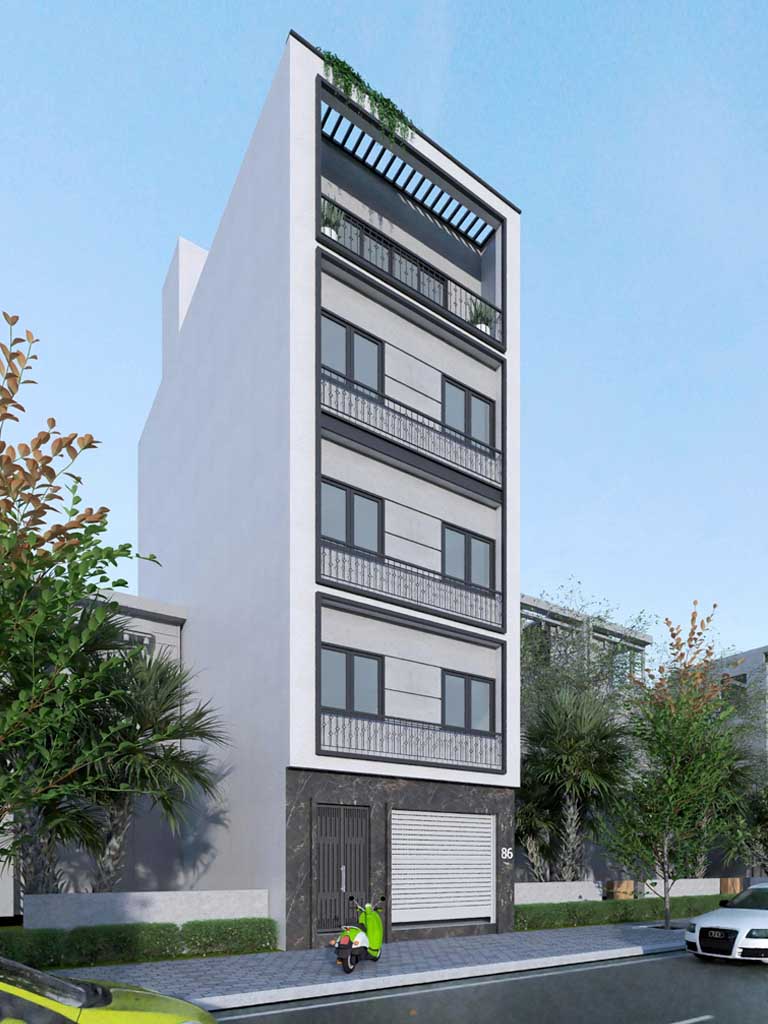 thiết kế chung cư mini tại Hoài Đức 03