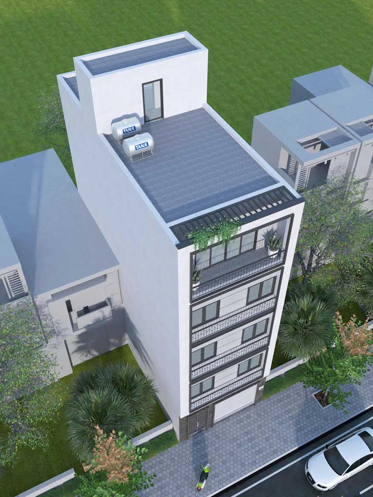 thiết kế chung cư mini tại Hoài Đức 04