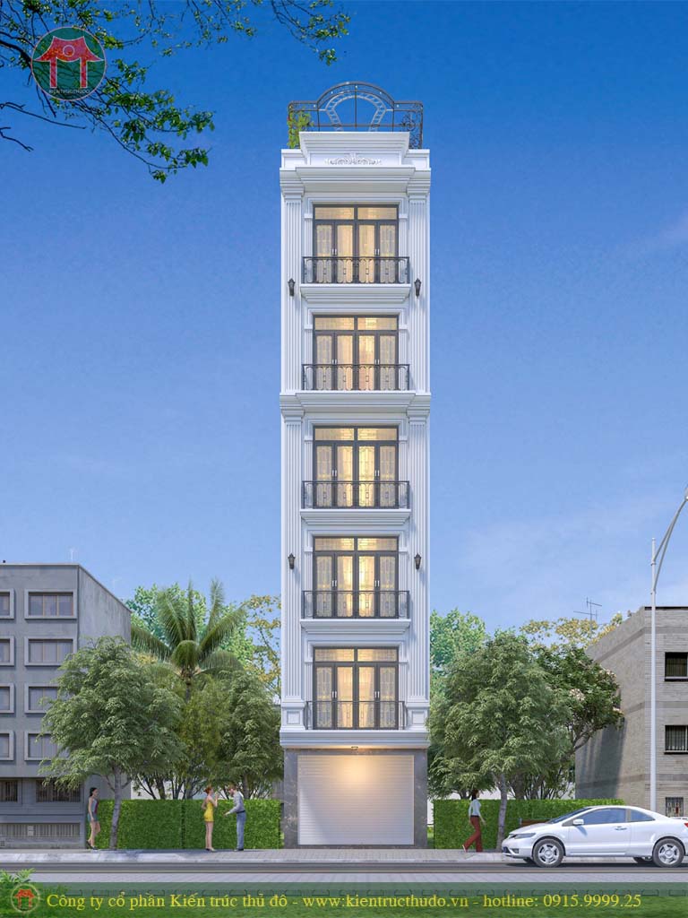 Thiết kế chung cư mini 6 tầng 1 tum tại Kiến Hưng Hà Đông 2