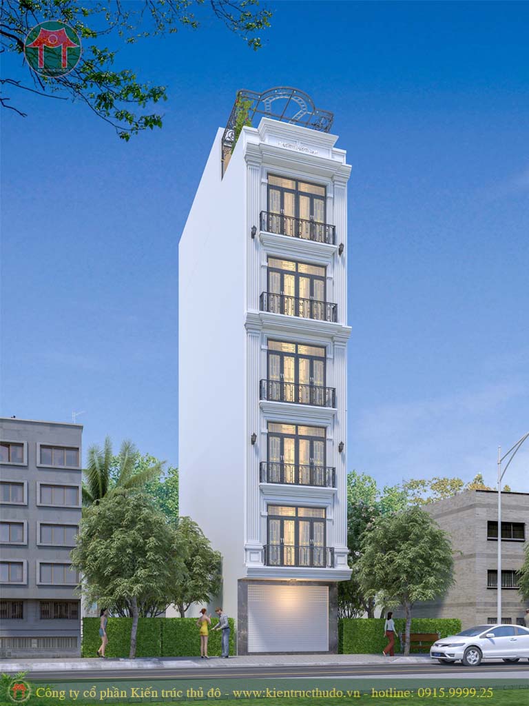 Thiết kế chung cư mini 6 tầng 1 tum tại Kiến Hưng Hà Đông 3