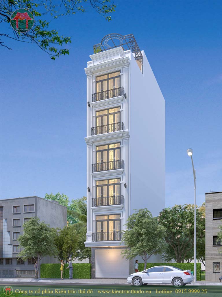 Thiết kế chung cư mini 6 tầng 1 tum tại Kiến Hưng Hà Đông 4