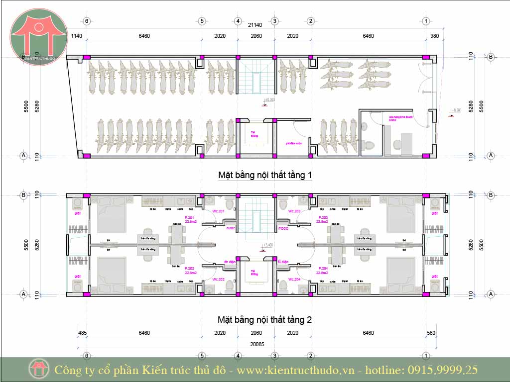 Thiết kế chung cư mini tại La Khê 5