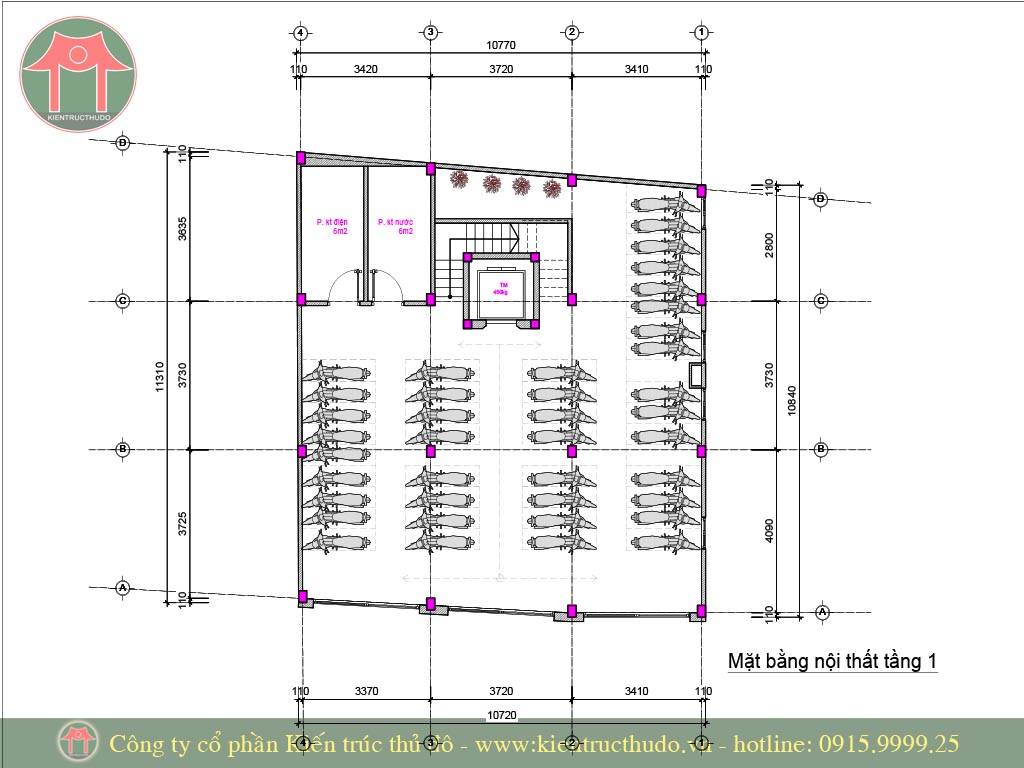 Thiết kế chung cư mini tại Tây Mỗ 6
