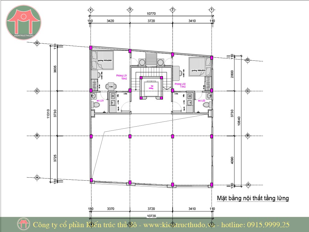 Thiết kế chung cư mini tại Tây Mỗ 7