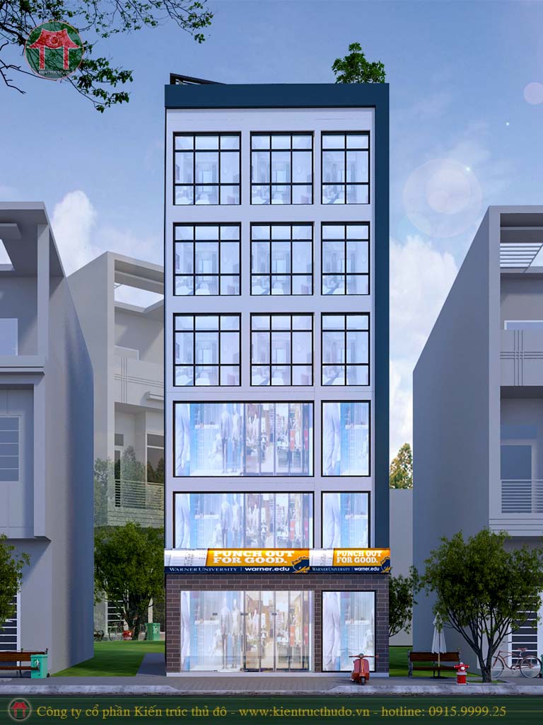 Thiết kế chung cư mini 6 tầng 1 tum tại Thanh Xuân 3