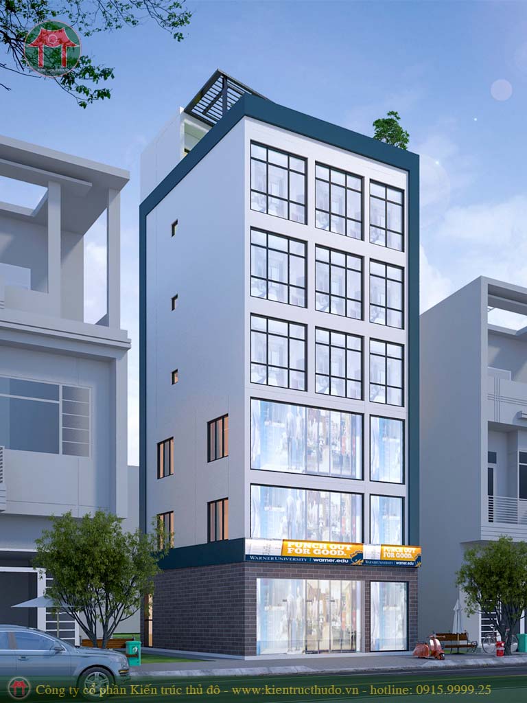 Thiết kế chung cư mini 6 tầng 1 tum tại Thanh Xuân 2