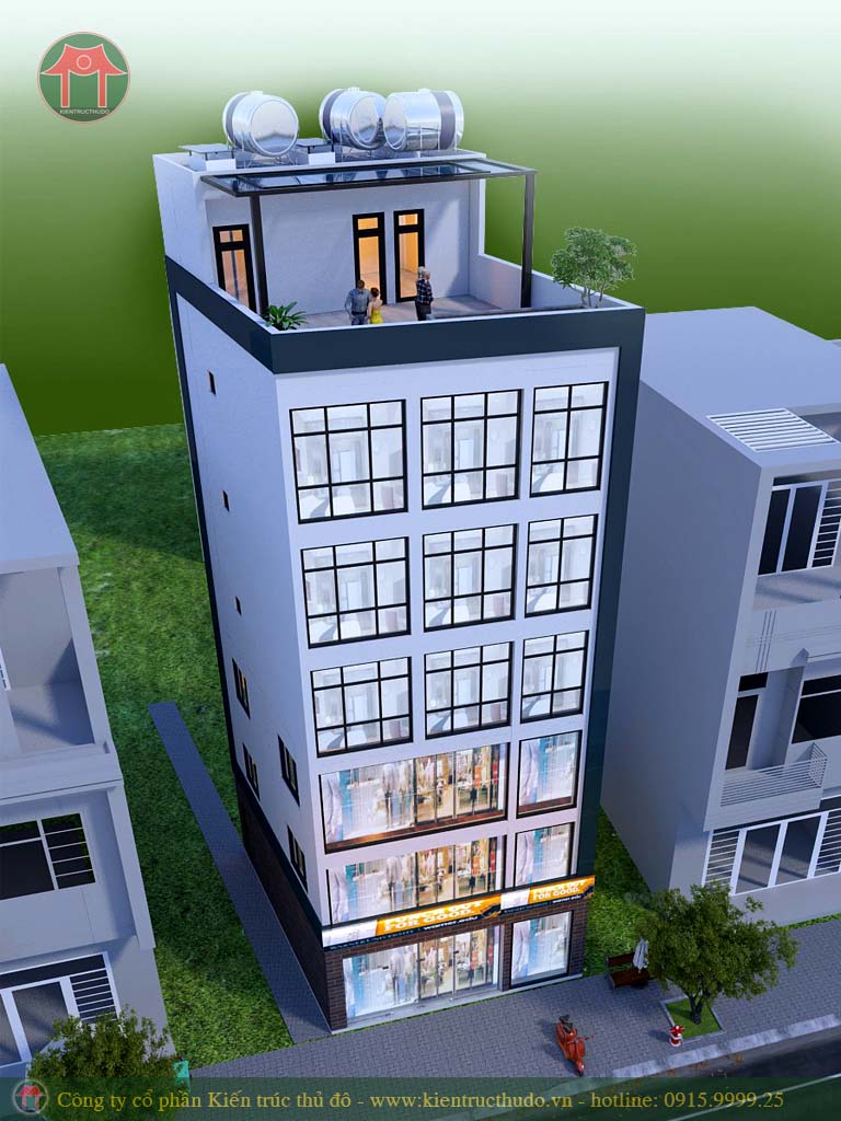 Thiết kế chung cư mini 6 tầng 1 tum tại Thanh Xuân 4