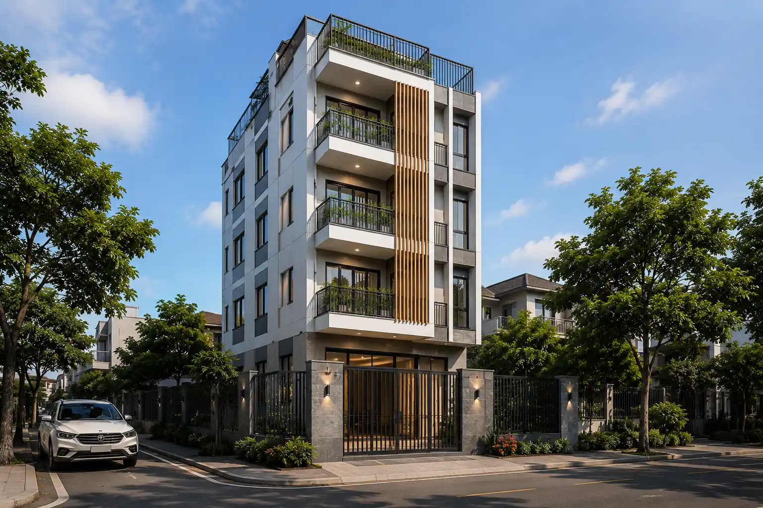 Thiết kế nhà trọ cho thuê tai mỹ đình 03