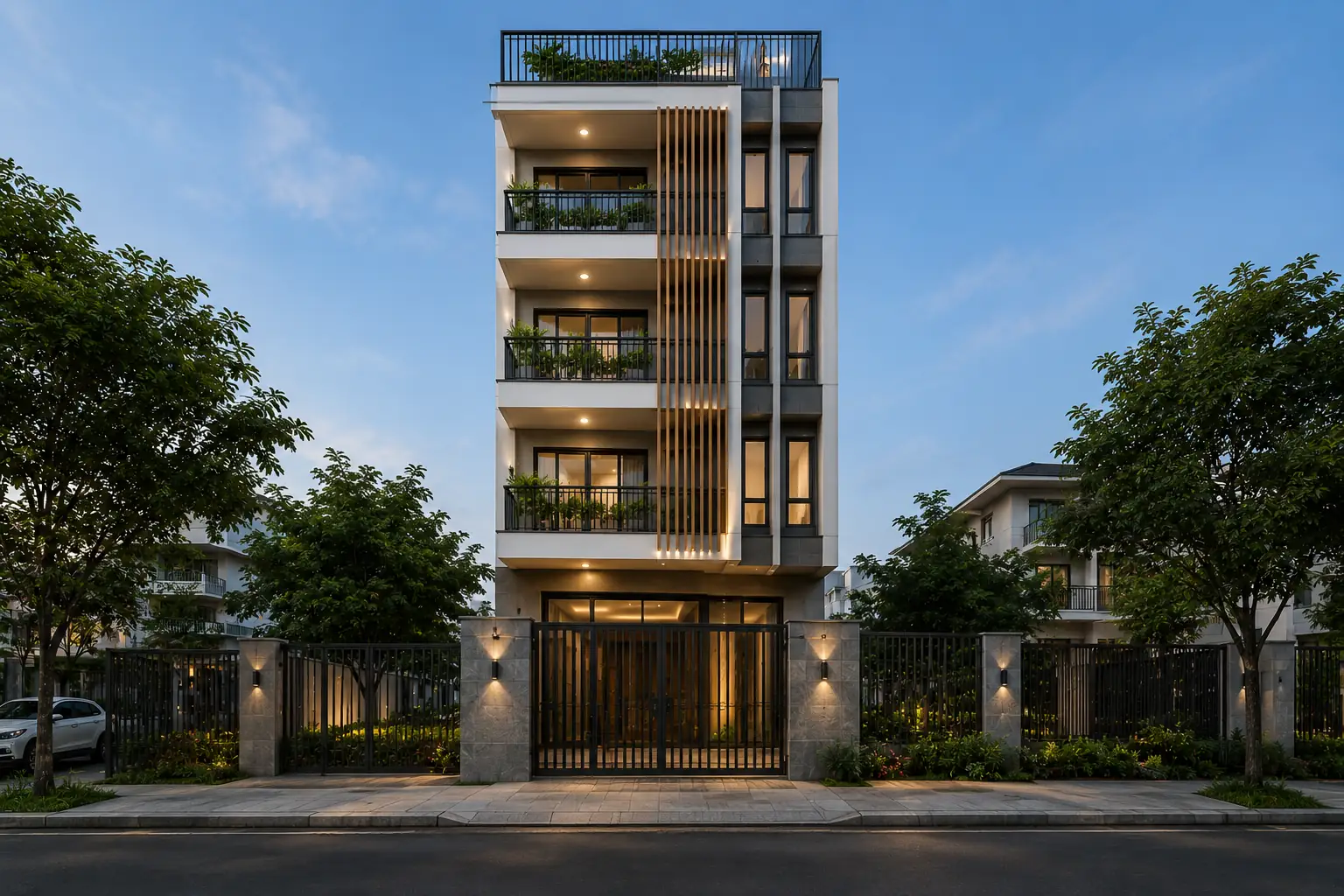 Thiết kế nhà trọ cho thuê tai mỹ đình 02