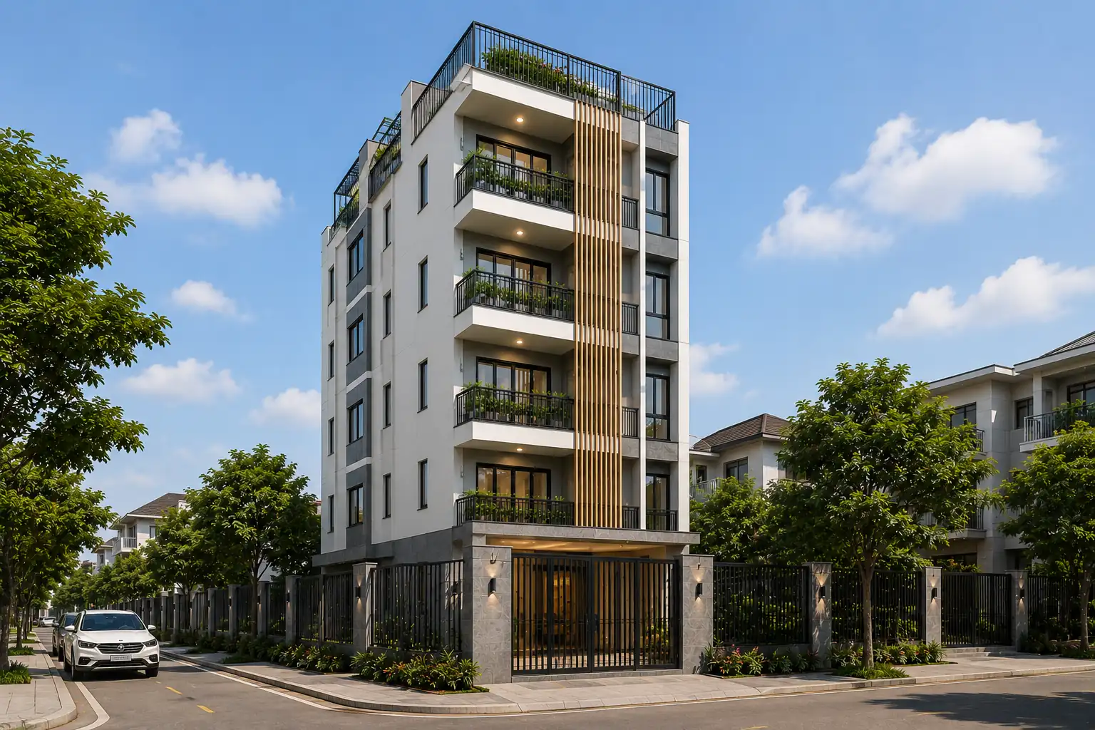 Thiết kế nhà trọ cho thuê tai mỹ đình 01