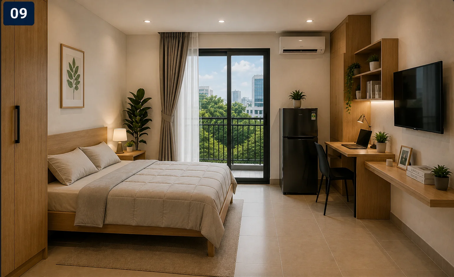 Thiết kế nhà trọ cho thuê tai mỹ đình 09