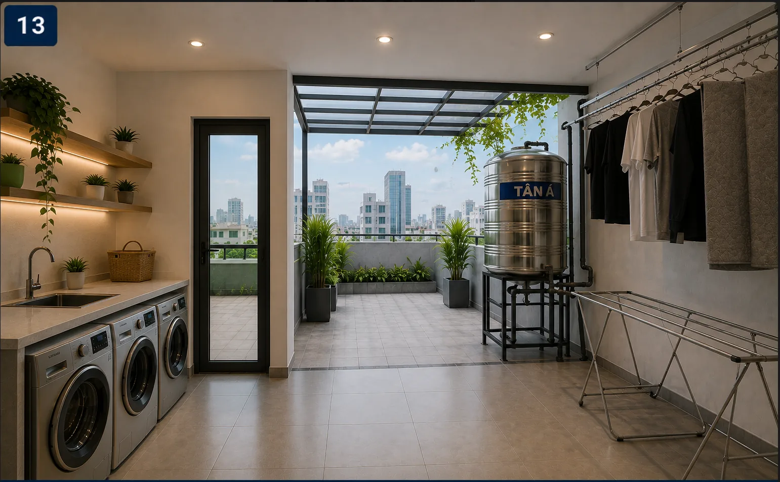 Thiết kế nhà trọ cho thuê tai mỹ đình 13