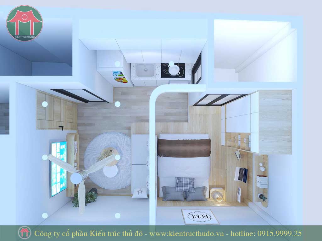 Thiết kế chung cư mini tại Hà Đông 6
