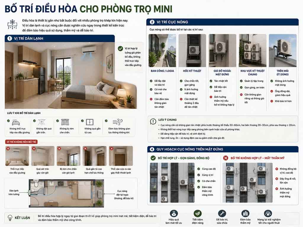 Thiết kế phòng trọ mini và căn hộ mini cho thuê 14