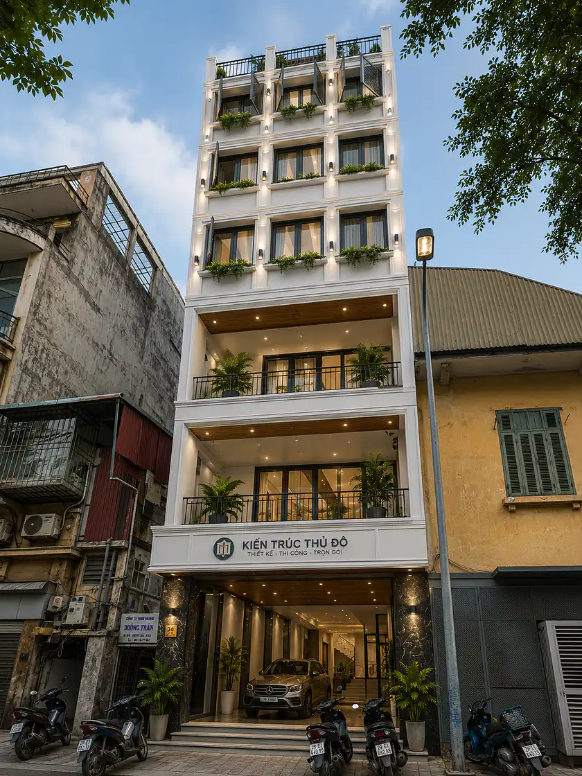 Thiết kế nhà trọ cho thuê tại Tây Mỗ 01