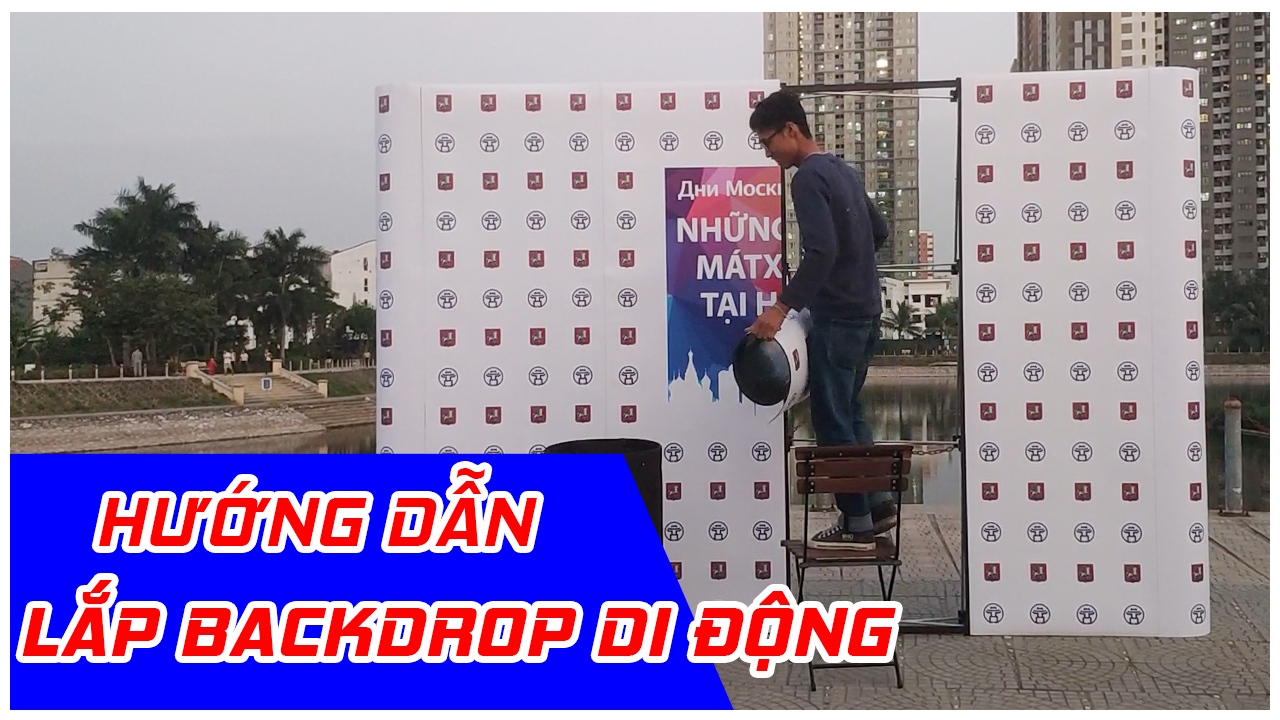 Hướng Dẫn Lắp Đặt Và Sử Dụng Backdrop Di Động 