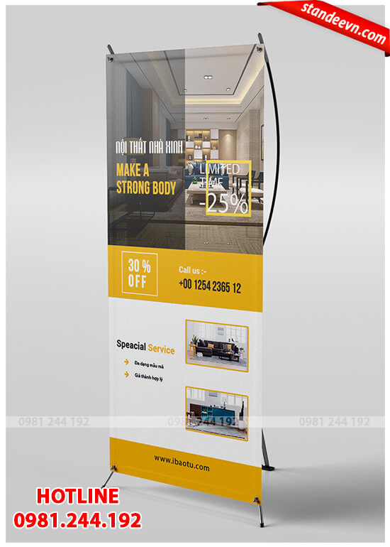 Standee Nội Thất Sang Trọng | Thiết Kế Standee Nội Thất Chuyên Nghiệp