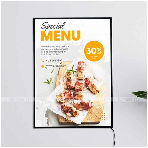 hộp đèn siêu mỏng hà nội