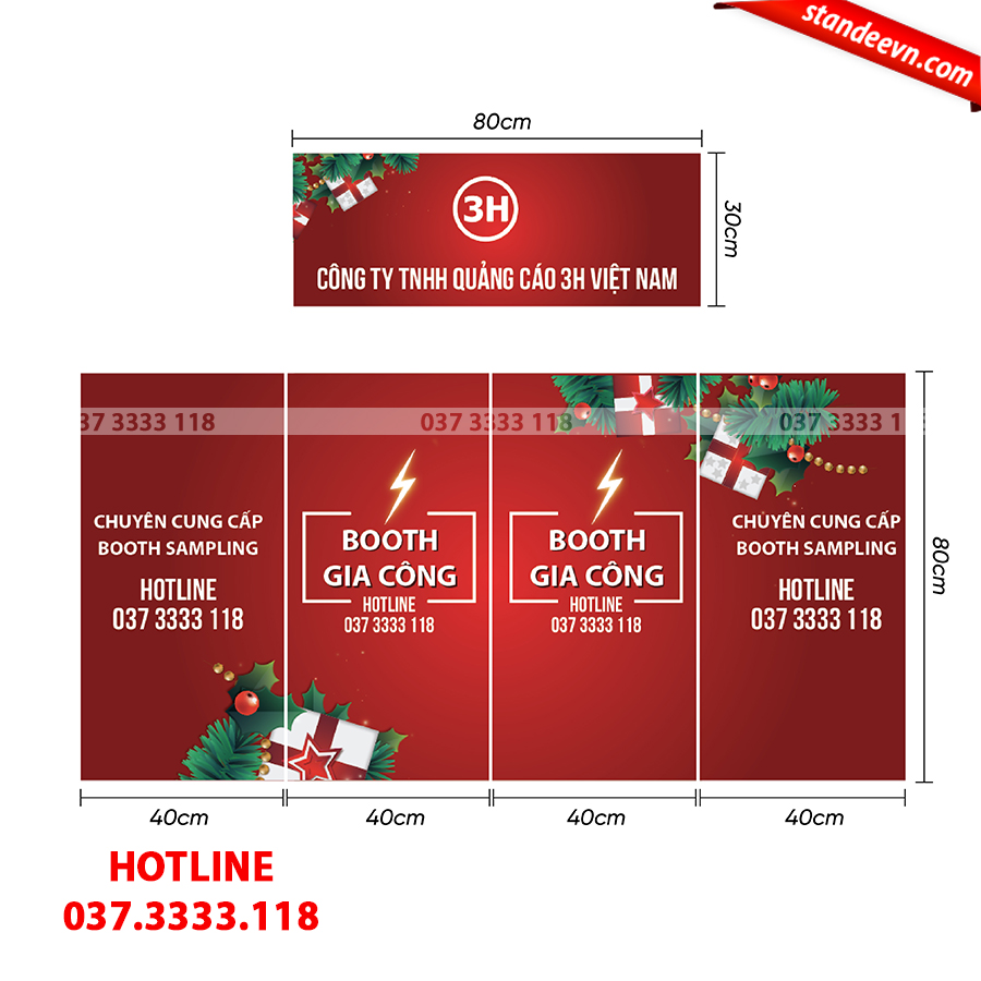 quầy bán hàng gấp gọn