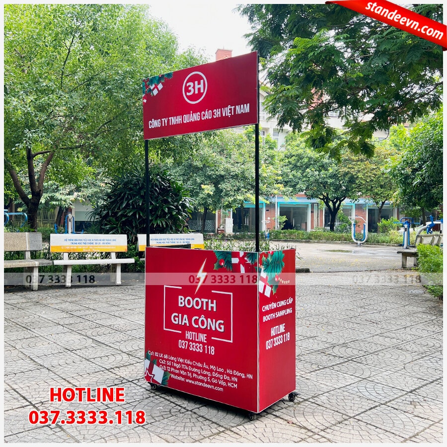 booth bán hàng gấp gọn