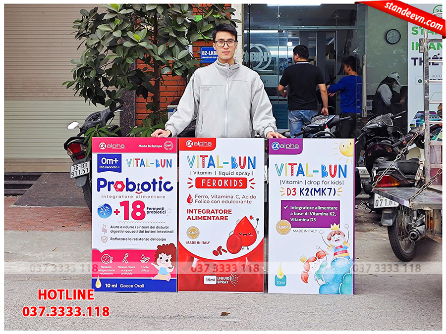 standee mô hình 3d