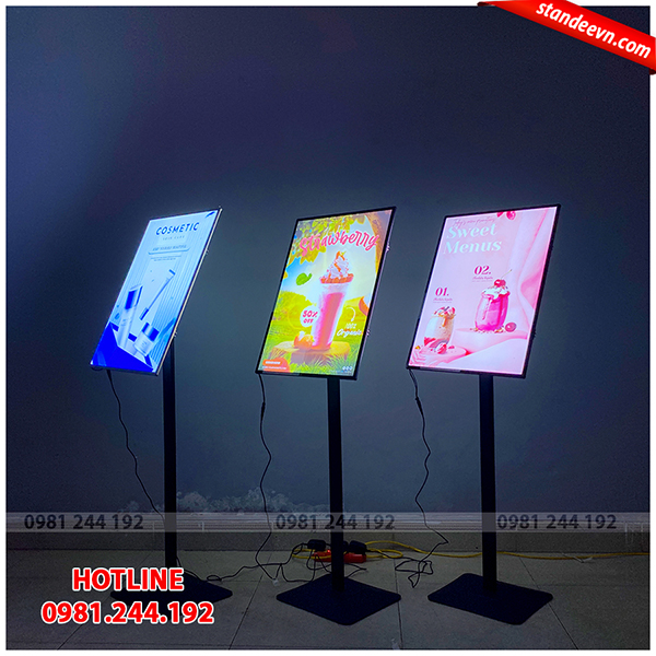 bảng đèn led menu