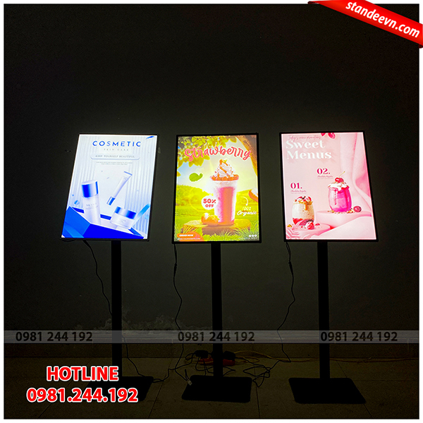 bảng đèn led menu a2