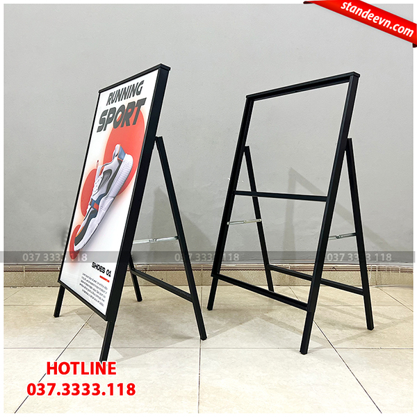 chân chữ A hộp đèn siêu mỏng