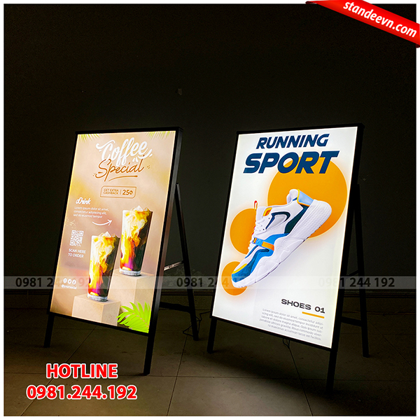 bảng đèn led menu