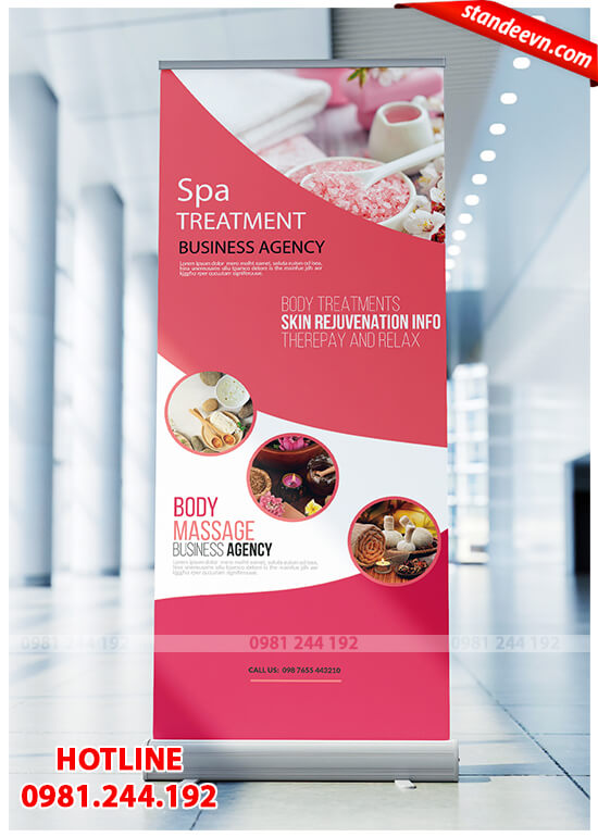 standee spa gia re