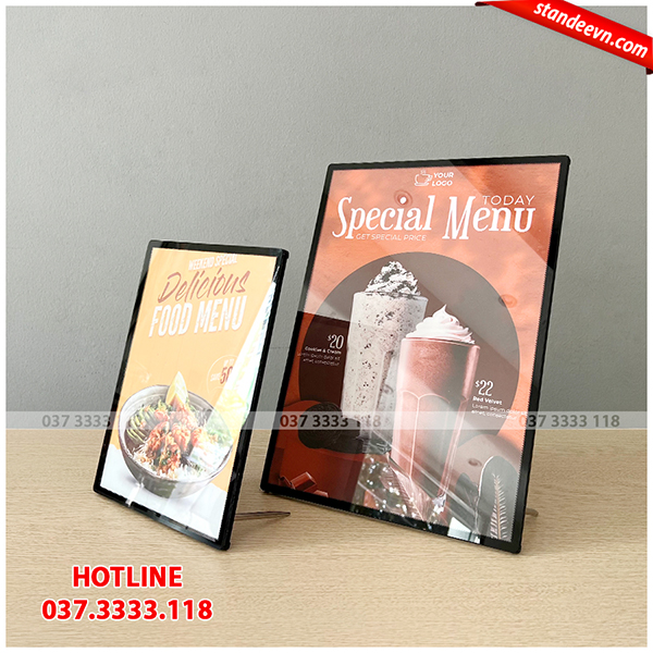 bảng menu đèn led