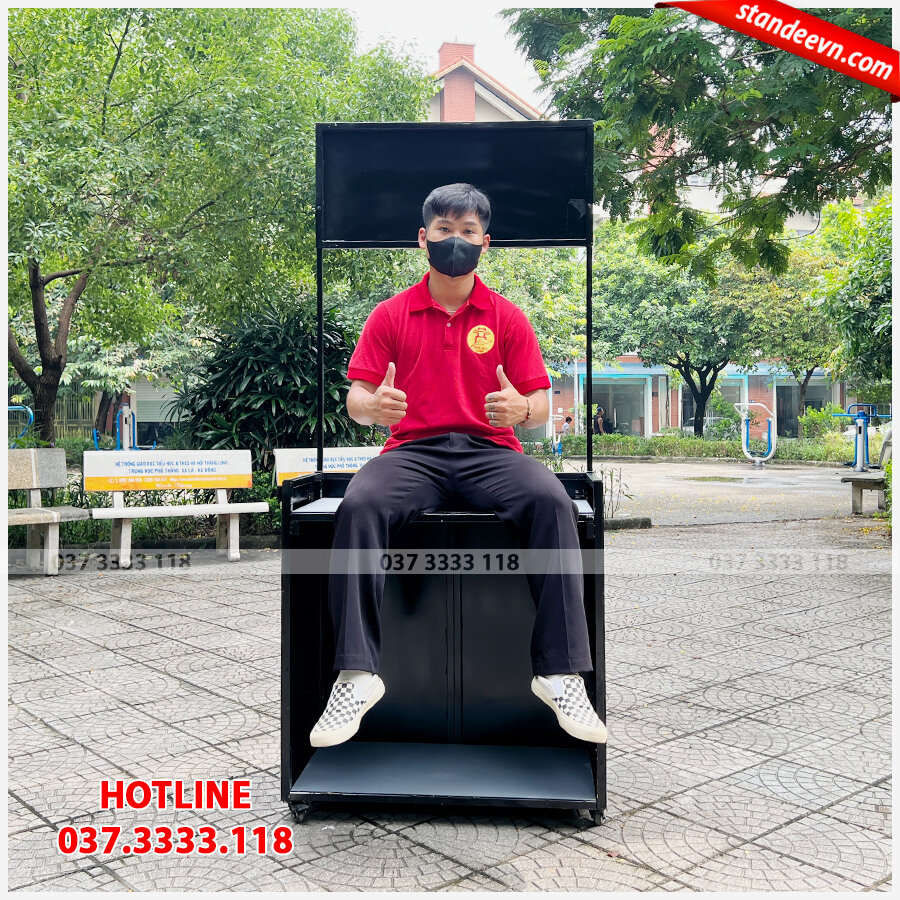 booth bán hàng bằng sắt