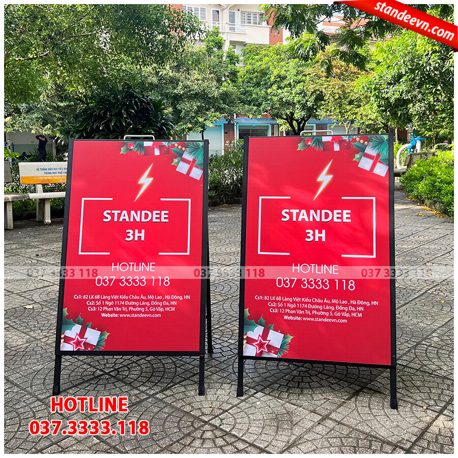 standee chữ a