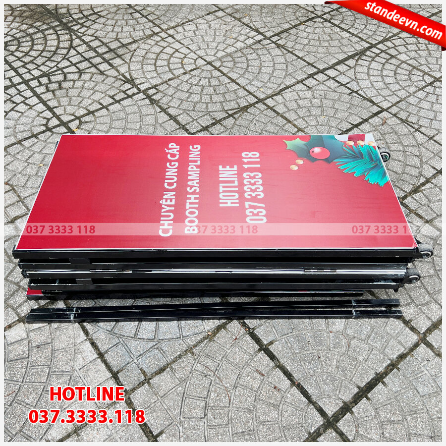 booth bán hàng bằng sắt