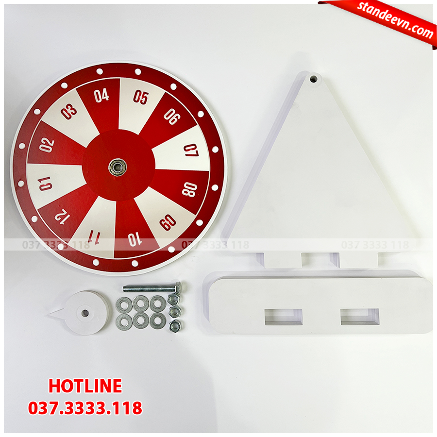 vòng quay may mắn để bàn