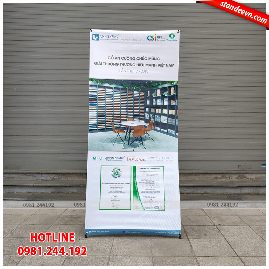 Standee Chữ X, Giá Chữ X Giá Rẻ Tại Hà Nội | KT 80*180cm