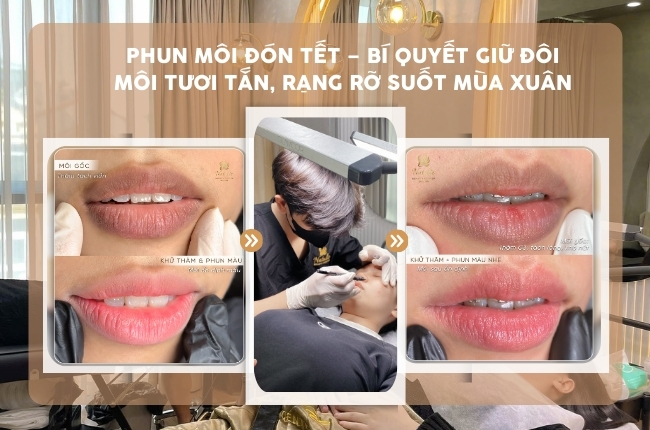 Phun Môi Đón Tết – Bí Quyết Giữ Đôi Môi Tươi Tắn, Rạng Rỡ Suốt Mùa Xuân