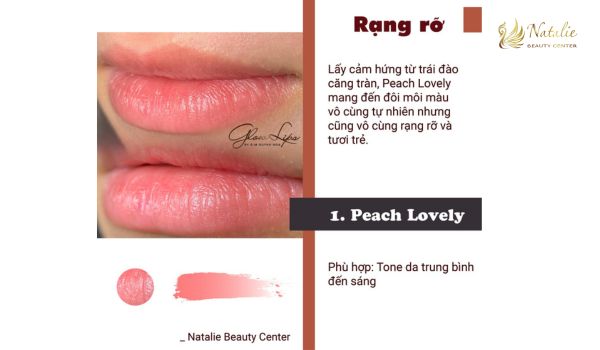 màu peach lovely