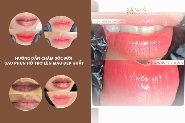 hướng dẫn chăm môi phun