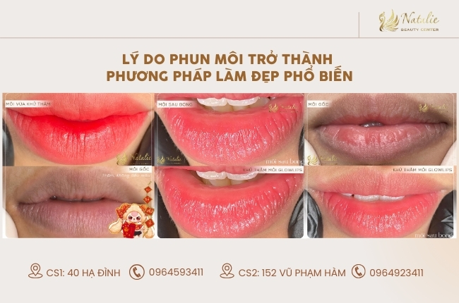 lý do nên phun môi