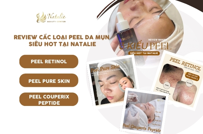 review peel da mụn