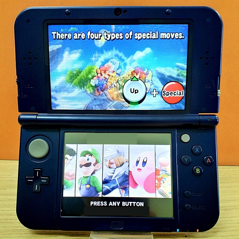 New 3ds Xl Mau Xanh Hang 2nd Hand Thẻ 32 Gb